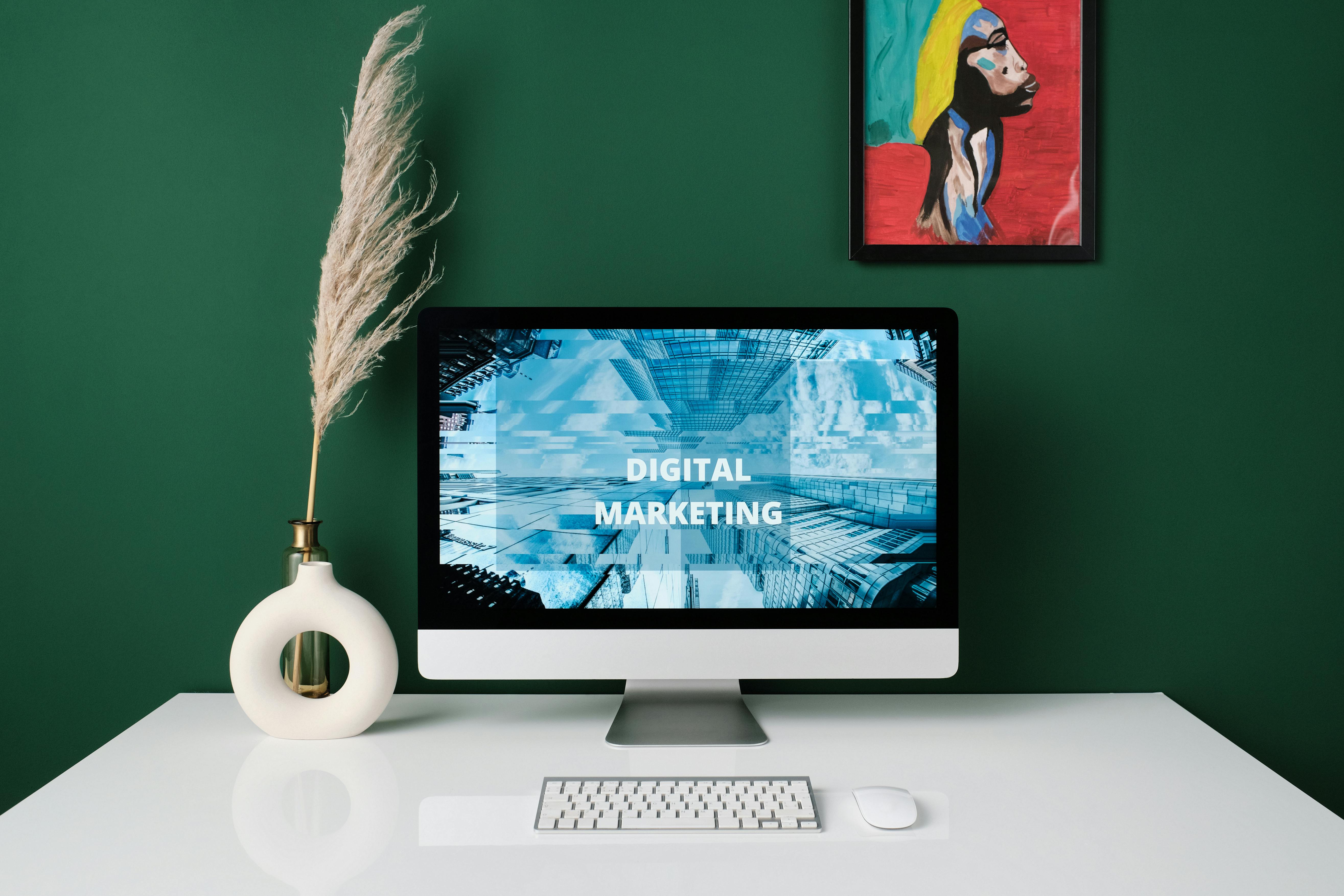 Silver Imac With Magic Keyboard and Mouse